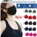 Topereur 3-Piece Breathable 3D Pressure Mask - Washable Reusable Cloth Mouth Protection for Motorcycle | Stylish Polka Dot Neck Gaiter for Men & Women - Buy Online on GoSupps.com