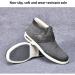 Women's Edema Shoes - Wide Fit Slip-On Sneakers for Diabetics & Swollen Feet | Lightweight & Breathable Comfort - Size 12 Color Gris - Buy Online on GoSupps.com
