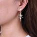 Shop Vintage Crystal Northstar Dangle Earrings | Rhinestone Gold Star Drop Jewelry for Women - Buy Online on GoSupps.com