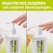 Asvita Sugar-Free Syrup - Fresh Mix 1:80 Green Apple Flavor 1L Bottle | 26 Delicious Varieties - International Shipping Available - Buy Online on GoSupps.com