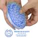 TailaiMei Anti Cellulite Massager Brush - Body Shower Scrubber for Cellulite Remover (Blue) - Buy Online on GoSupps.com