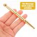 Healeved Brass Acupuncture Pen - Meridian Massage Pencil for Face Eyes & Body | Acupressure Stick for Spa & Beauty Care - Gold Yellow Gift - Buy Online on GoSupps.com