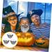 OFFSCH Fake Mustache Beards 3Pcs Beard Halloween Props Costume Facial Hair False Mustaches Fake Mustache Man Prom Handicrafts Grey 21X20X1CM - Buy Online on GoSupps.com