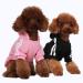 Dog Sweatshirt Hoodie 2 Pack Pet Puppy Sweaters for Small Dogs Girl Boy Chihuahua Doggie Clothes Outfit Apparel Cats Clothing Coats (Black/Pink Small) Black/Pink Small