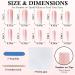 120 Pcs Glossy Square Ombre Press On Nails - Long Length Pink Gradient Fake Nails for Women & Girls | Full Cover Acrylic Nail Tips - Buy Online on GoSupps.com