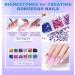 Poly Gel Nail Kit with Lamp - 10 Colours for Quick Nail Extension | Easy DIY Poly Gel Builder Kit for Beginners | French Ombre Nails Art with Slip Solution Forms in Various Colors - Buy Online on GoSupps.com