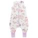 Chilsuessy Winter Baby Sleeping Bag with Feet 2.5 TOG Warm Baby Sleep Sack with Legs 100% Cotton Toddler Wearable Blanket Walker Sleep Sack for Boys and Girls Spring magpie 70cm/6-18Months Spring Magpie 70cm/6-18 Months