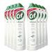 Cif Original Cream Multi Purpose Cleanser Pack of 8 enriched with fresh ocean fragrance made with 100% natural cleaning particles for gentle and reliable cleaning