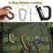 ECANGO 48PCS Tactical Gear Clip Set - Molle Strap Attachments for Tactical Backpacks - Black - Buy Online on GoSupps.com