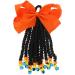 FRCOLOR Wigs Beaded Hair Extension Braided Hair Extensions Wig Braided Wig Ponytail Hair Extensions Ponytail Hair for Braiding Bow Braid Wig Chemical Fiber Child Bow Tie Hair Accessories Orange