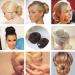 Buy Sponge Donut Hair Bun Maker Fast & Easy Hairstyling for Thin Hair | Perfect French Twist & Knot Styles - Buy Online on GoSupps.com
