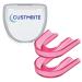 CustMbite Night Guard for Kids Custom Fit Kids Mouth Guard for Teeth Grinding Clenching and Bruxism - Pink 2 Pack