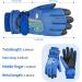 Winter Kids Gloves - Waterproof Windproof & Adjustable Blue Gloves for Children 5-10 Years - Warm Snow Gloves for Girls - Buy Online on GoSupps.com