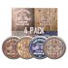 Mustache Wax Variety Pack for Men - Strong Hold for Styling, Training, and Taming - Sandalwood, Clary Sage, Cedar Pine, Bay Rum Scents - Buy Online on GoSupps.com