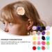 Frcolor 20-Piece Rose Flower Hair Clip Barrette Set - Stylish Hair Accessories for Women & Girls | International Shipping Available - Buy Online on GoSupps.com