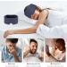 100% Handmade Cotton Sleep Mask with Double Thickened Nose Wing - Dark Gray - Buy Online on GoSupps.com