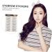 FRCOLOR 9 Sheets Waterproof Eyebrow Stickers Eyebrow Tool Imitation Eyebrow Sticker Hair 3d Template 1 count (Pack of 1) Brown - Buy Online on GoSupps.com