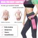 Jedebar Non-Slip Fabric Booty Bands - Pink Medium Resistance (3 Levels) for Glutes, Hips, Legs - Ideal for Yoga, Pilates, Exercise & Physiotherapy - Buy Online on GoSupps.com