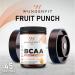 BCAA Powder - Fruit Punch Flavor | 45 Servings | Boost Muscle Recovery & Performance | International Shipping Available - Buy Online on GoSupps.com