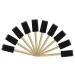 Tupalizy 10PCS Foam Brushes Sponge Painting Brushes with Handle for Staining Polyurethane Acrylic Painting Art Craft Projects Applying Varnishes Furniture Wood Car Home Decors (Black, 1 Inch) Black 1 Inch