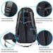 RuRu Monkey 50L Waterproof Lightweight Hiking Backpack - Ideal for Outdoor Camping & Travel (Black) - Buy Online on GoSupps.com