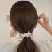 KKNEKKI Hair Scrunchie Beads - Elastic Headband with Faux Pearls and Crystals for Girls - 3 Colours: Black Brown Beige - Buy Online on GoSupps.com