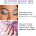 Mermaid Sequins Holographic Chunky Glitter Gel for Face, Hair & Body - White | Long-Lasting Sparkling Makeup for Women - Buy Online on GoSupps.com