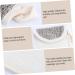 HAPINARY 5pcs Flip Soap Foam Net Scrub Exfoliating Bags Bath Accessory Foaming Pouches Khaki Cotton Linen - Buy Online on GoSupps.com