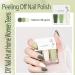 Peeling Off Nail Polish - 3 In 1 Green Nail Polish - Yellow Nail Polish Nail Varnish - Quick Drying & Easy-Off - Non Toxic & No Need Baking - DIY Nail Art At Home Women Teens (T11 Green) - Buy Online on GoSupps.com