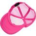 Lycycse Smile Face Neon Trucker Hat with Sequins Patch - Pink/White - Buy Online on GoSupps.com