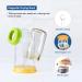 Yotime Travel Baby Bottle Brushes Set - Silicone Bottle Brush Nipple & Straw Cleaner BPA-Free Yellow Perfect for Traveling with Baby - Buy Online on GoSupps.com