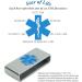 Star of Life Medical Alert Badge | 18mm Sport Bracelet Add-On | International Shipping - Buy Online on GoSupps.com