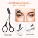 BS-MALL Eyelash Grooming Brush Set - 5 Piece Eyelash Separator, Mascara Applicator, Eyebrow Scissors & Comb for Makeup Supplies - Buy Online on GoSupps.com