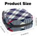 Portable Women's Menstrual Cup Bags | Multicolored Storage for Teen Girls | Blue Checked Binding Bags for First Period - Buy Online on GoSupps.com