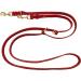Buy Dogeleine Double Linen Adjustable Dog Leash - Durable Fat Leather for Small & Large Dogs | 2m & More Options Available (Red) - Buy Online on GoSupps.com