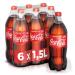 Coca-Cola Coca-Cola Original Taste 6 x 1.5 L bottles all the original taste of Coca-Cola in 100% recyclable PET bottle soft drink