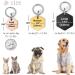 Custom Dog Tags  Funny Double Sided Deep Engraved Stainless Steel Pet Id Tags for Dogs  Cat & Dog Collar Charm Microchips  Lightweight Sturdy Cute Cat Id Tags  Personalized Dog Name Tags Hexagon - Buy Online on GoSupps.com
