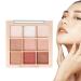 Xinhuju Eyeshadow Palette 9 Colors Natural Nude Eyeshadow Palette Long Lasting Blended Pigment Various Colors