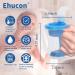 Ehucon Dysphagia Cups for Swallowing People Provale Cup 5CC or 10CC of Liquid Each Time for Prevent Chocking (Blue-Lid) - Buy Online on GoSupps.com