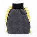 BUSOTH Single Sided Coral Velvet Car Washing Gloves Truck Motorcycle Cleaning Care Gloves Dishwashing Gloves B yellow