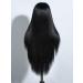 Joedir 30-Inch 13x4 Straight Lace Frontal Wig - Pre-Plucked Synthetic Black Gluely Wig for Women with Baby Hair - Free Parting Light Yaki Style - Buy Online on GoSupps.com