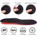 Dr.Foot Arch Support Insoles - Relief from Plantar Fasciitis, Metatarsal and Heel Pain - Shock Absorption for Men and Women - Red & Black Large - Buy Online on GoSupps.com