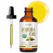BodyJ4You Organic Jojoba Oil for Skin - USDA Organic 100% Pure Natural - Face Skin Gua Sha Facial Dermaplaning Hair Scalp Massage - Unrefined Cold Pressed Hexane Free - Base Carrier Wax - 1 Fl Oz 1 Fl Oz (Pack of 1)
