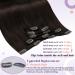 Shop Laavoo Clip-In Extensions | Real Dark Brown Remy Hair - 70g 40cm 5 Pieces - Buy Online on GoSupps.com