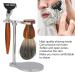 Premium 4-Piece Shaving Set for Men - Manual Razor Stainless Steel Stand Brush & Bowl - International Shipping Available - Buy Online on GoSupps.com