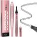 Fogrime Four-Head Split Liquid Eyebrow Pencil - Waterproof Long-Lasting Smudge-Proof - Ideal for Makeup Beginners - Convenient and Natural-Looking - 4 Colors Available (Black)
