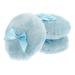 Didiseaon 6 Pi ces houppette pour b b bouff e de visage maquillage blanc poudre compacte houppette compacte houppette apr s le bain pour b b Corps n ud Bouff e s che de ruban