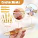 34 Pcs Large Crochet Hooks Set - Chunky Yarn Needles for Carpets & Scarves - Yellow - Buy Online on GoSupps.com