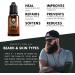 Beard Care Essential: Premium Beard Conditioning Oil with Natural Jojoba Oil - 15ml (Cedarwood) for Softening, Smoothing, and Strengthening Beard Growth | The Beard & The Wonderful - Buy Online on GoSupps.com