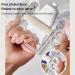 Tube Squeezer Tool No Drilling Toothpaste Squeezer Rolling Tube Squeezer and Tube Squeezer Tool Accessories for Toothpaste Hand Cream White - Buy Online on GoSupps.com